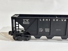 LIONEL POSTWAR NICE 6436-1 BLACK LEHIGH VALLEY OPEN QUAD HOPPER 1955 LF — photo 2