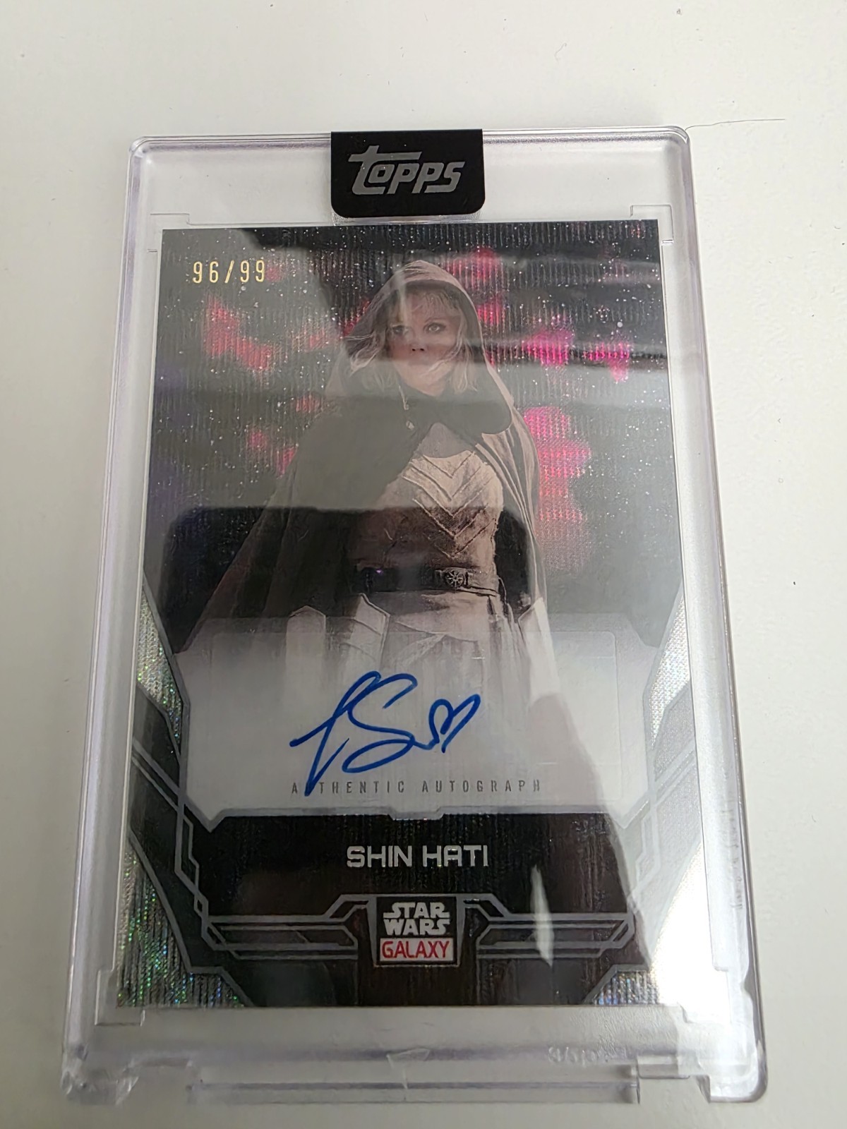 Shin Hati 2024 Topps Chrome Star Wars Galaxy Refractor Auto /99 Ivanna Sahkno