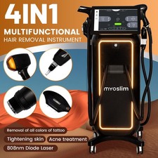 4in1 808nm Diode Laser Hair Removal Pico Laser IPL RF Beauty Machine with Wheels