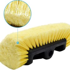 10" Car Wash Brush Head with Soft Bristle for Auto RV Truck Boat Camper Exterior