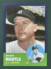 2021 Topps x Mickey Mantle #31 Mickey Mantle Yankee Blue #/199