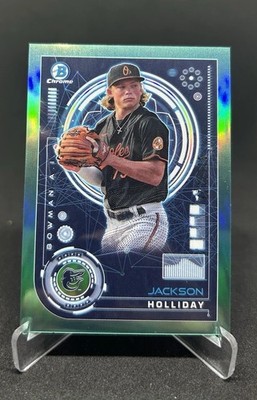 2024 Topps Bowman Chrome Jackson Holliday Bowman AI Aqua Refractor /125 BAI-6