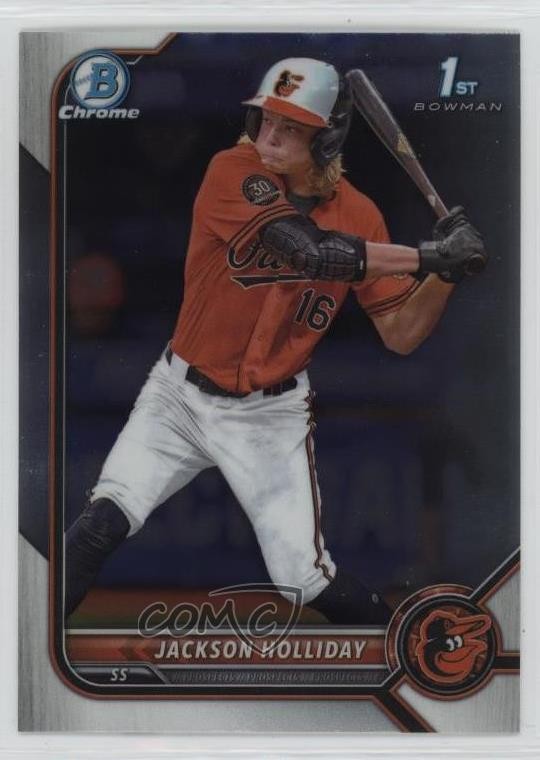 2022 Bowman Draft Chrome Jackson Holliday #BDC-168 1j8z