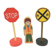 Thomas  Friends Wooden Train Worker  2 Signs