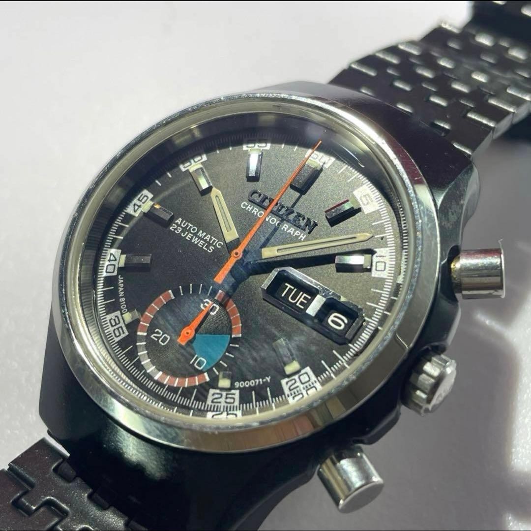 Citizen Challenge Timer Chronograph Black Automat… - image 6