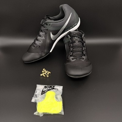 Nike Zoom Rival Multi Black Metallic Silver Track & Field Spikes US M 8.5