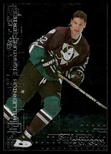 1999-00 Be a Player Signature Series Millennium Autographs Stu Grimson Auto