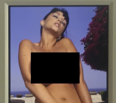 35mm Color Slide - Busty Summer Cummings Original Pinup Adult Star