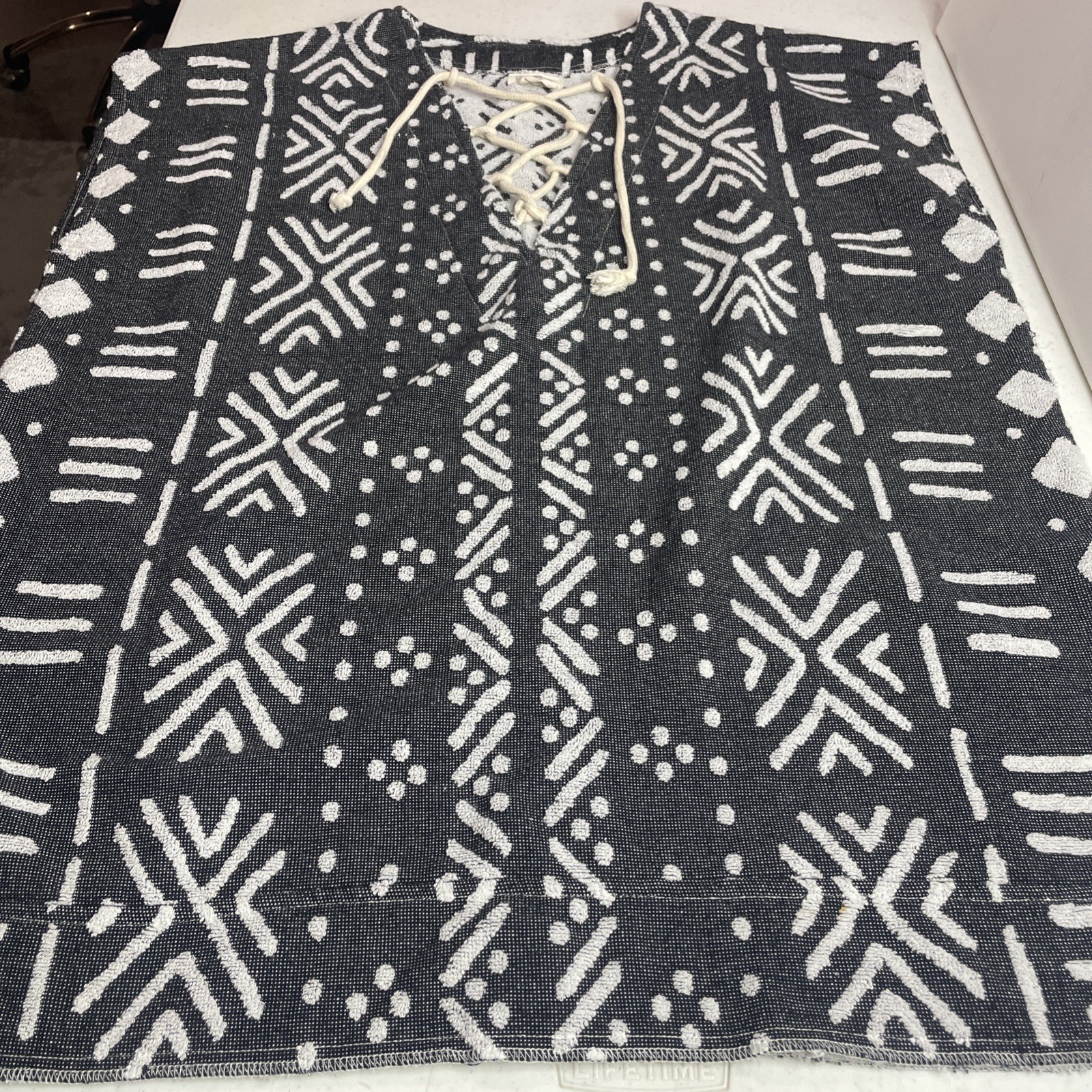 Sand Cloud Drawstring Oversized Terry Coverup Top… - image 10