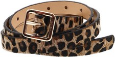 VALICLUD Leopard Belts for Womens Leather Belt Leopard Print Belts for Women Ca