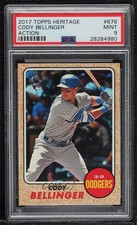 2017 Heritage High Number Cody Bellinger (Action Variation) #678 PSA 9 MINT 09wh
