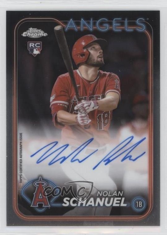 2024 Topps Chrome Rookie Auto Nolan Schanuel #RA-NS Auto RC 0m4x
