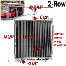 Radiador compatible con Lincoln Welder 200 250 AMP SA200 SAF300 G10877198 SAE300 NUEVO