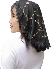 Lace Church Veil Headcovering for Women