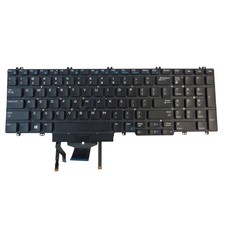Backlit Keyboard for Dell Precision 7530 7540 7730 7740 Laptops - Replaces 266YW