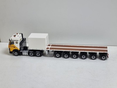 IMC Aertssen Mercedes Arocs StramSpace 6x4 with Nooteboom 6-Axle Ballast Trailer
