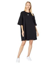 Puma L118702 Women's Black Oversized Classics Cotton T-Shirt Dress Size M