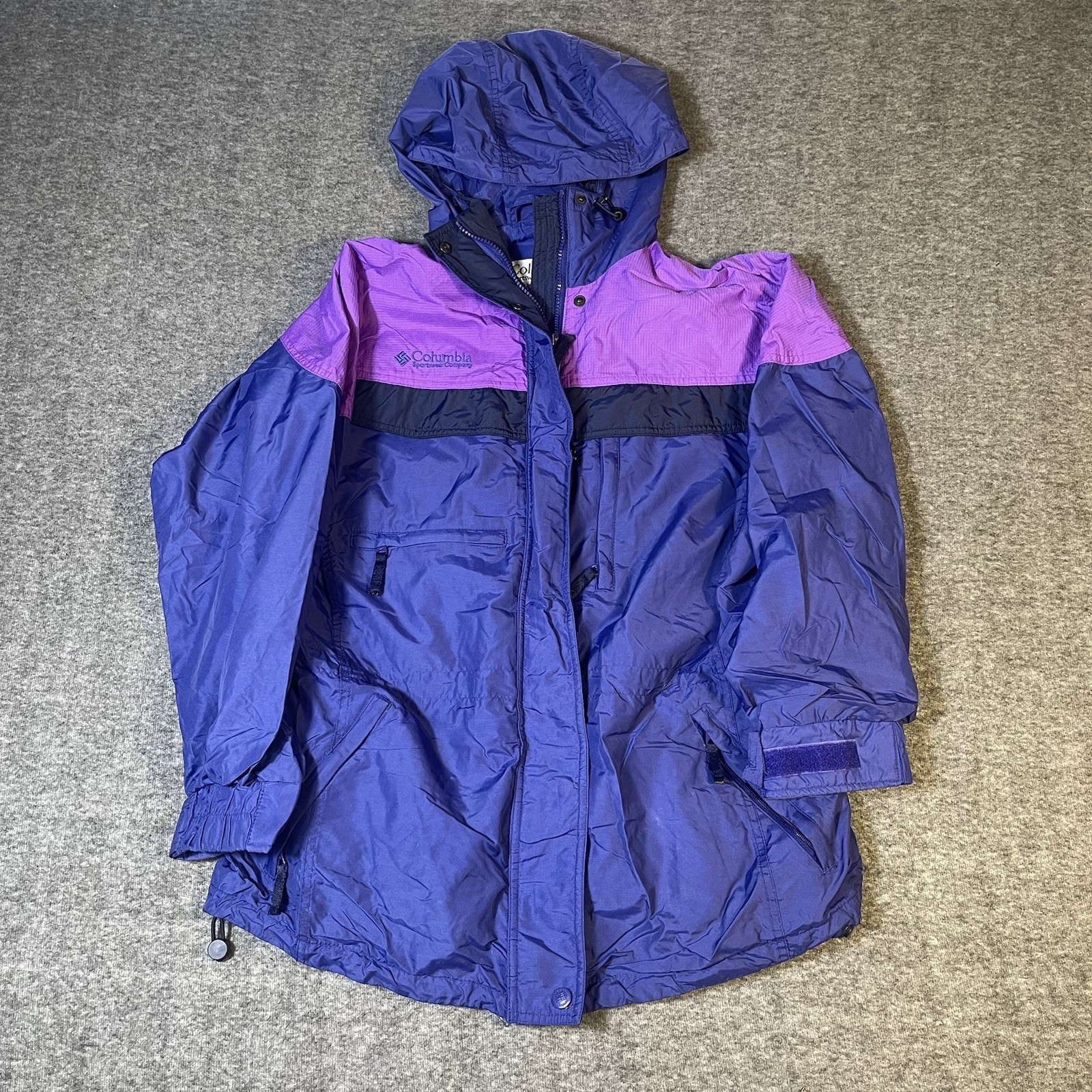 Vintage Columbia Winter Ski 3-in-1 Jacket Coat Purple 80’s 90’s Medium Gorpcore