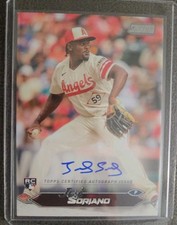 2024 TOPPS STADIUM CLUB JOSE SORIANO AUTOGRAPH ROOKIE CARD LOS ANGELES ANGELS 