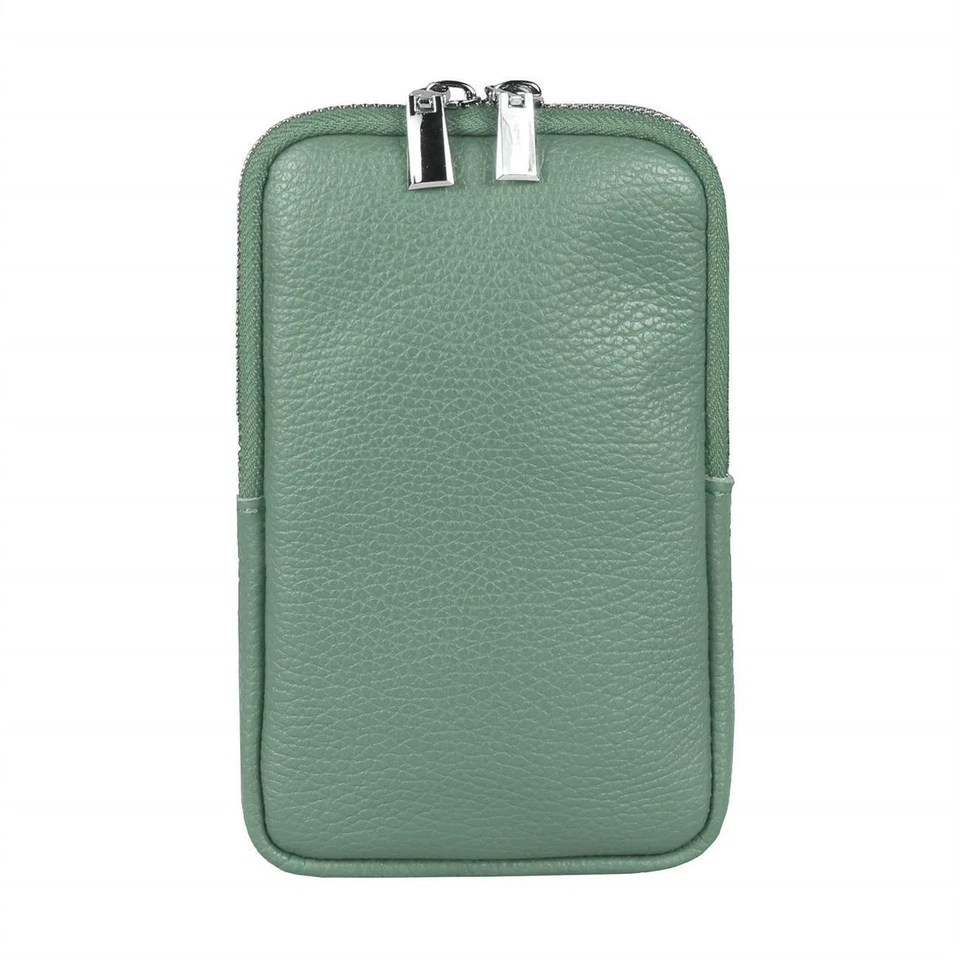 DAMEN LEDER HANDY TASCHE Smartphone Crossbody Umhängetasche Schultertasche Börse - Bild 4 von 4
