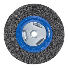 183010 - 6" X 3/4" X 2", 1/2", 5/8" Crimped Wire Wheel, .014 Carbon Steel Wire