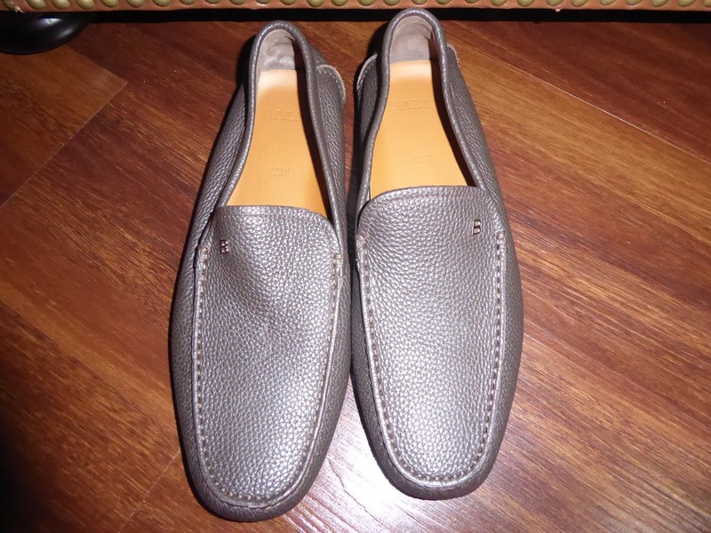 Bally Driving Loafers Wander 6222874 Men's Fango Calf Loafers Leather MSRP $620