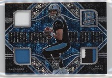 2022 Panini Spectra Building Blocks Neon Blue Prizm 14/60 Matt Corral sc2