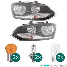 Depo Scheinwerfer Hauptscheinwerfer Frontscheinwerfer Set H4 für VW Polo V 6R1 6