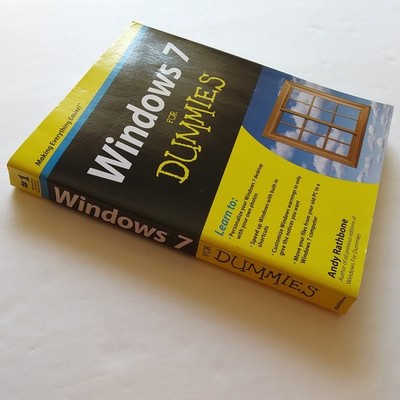 Windows 7 For Dummies by Andy Rathbone Beginner Guide Computer Book