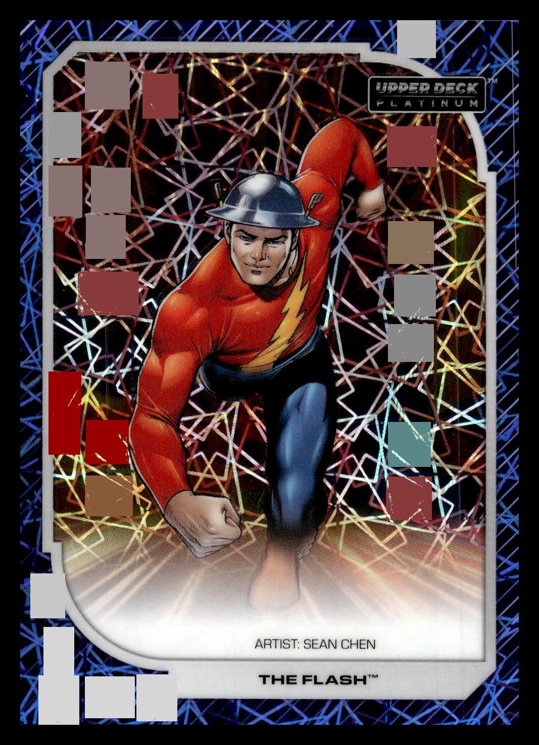 DC Comics The Flash Jay Garrick 2026 Platinum Upper Deck #39 Blue Beam