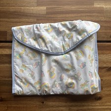 Vintage Wipes Case Bag For Diaper Bag Multiple Compartments Pastel ABC Teddy Y2K