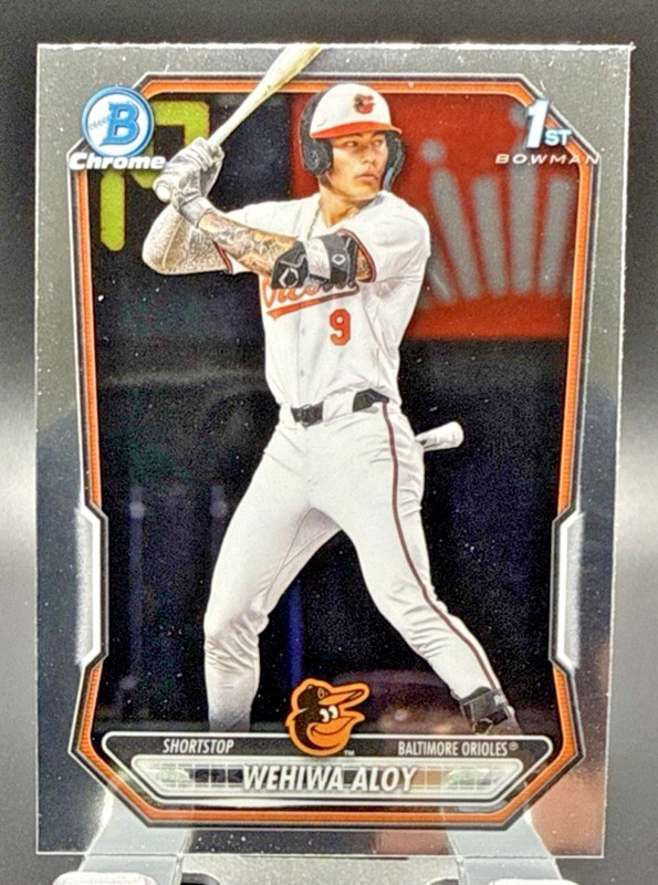 2026 Bowman Chrome #BCP-135 Wehiwa Aloy 1st Bowman Prospect Baltimore Orioles