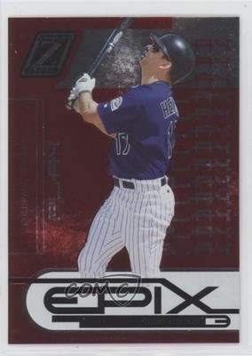 2005 Donruss Zenith Epix Red Play 137/250 Todd Helton #E-4 HOF 04br