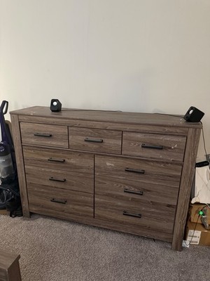 Ashley Dresser with Mirror  6 Drawer Storage | eBay