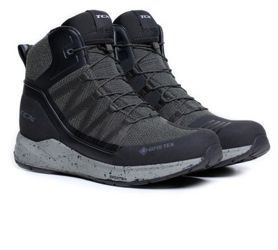 Motorcycle Shoes TCX SPEEDTREK GORE-TEX  GREEN/GREY