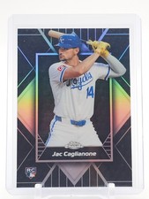 JAC CAGLIANONE 2026 TOPPS CHROME SHADOW ETCH SSP ROOKIE RC #SE-12 ROYALS Q7444