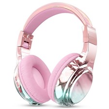 Kids Bluetooth Headphones, 60H Playtime, 85/94dB Safe Volume Limit, Metallic ...