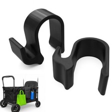 Recycled Brand Side Hooks for Wonderfold Wagon, Sturdy Black