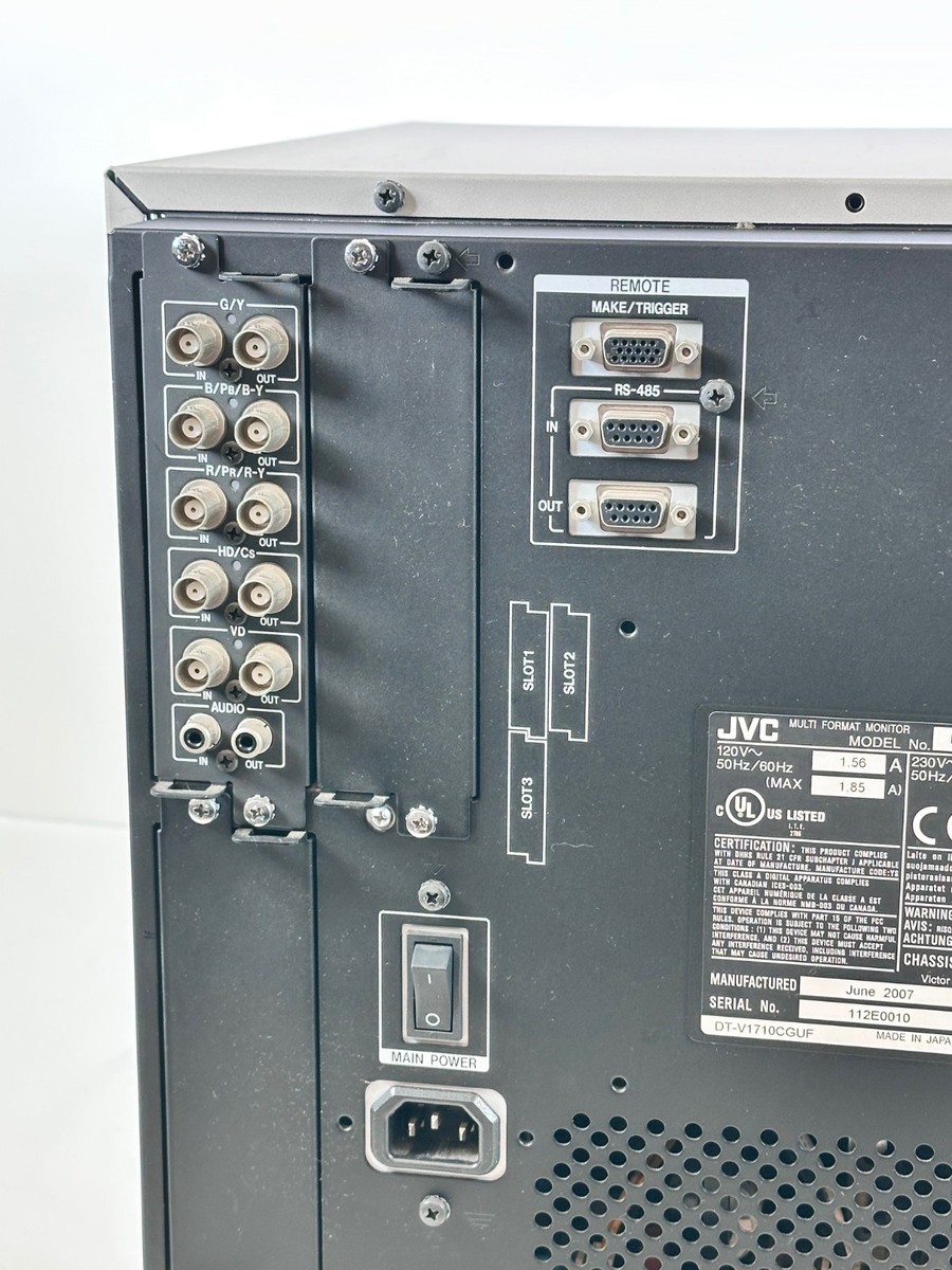 JVC DT-V1710CG 17inch CRT HD Monitor Retro Gaming | eBay