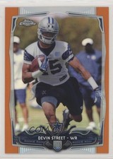 2014 Topps Chrome Retail Orange Refractor Devin Street #127 b2j