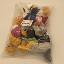 Donald Duck Mini Bean Bag Set 5 Donald's Thru The Years Original Packaging New