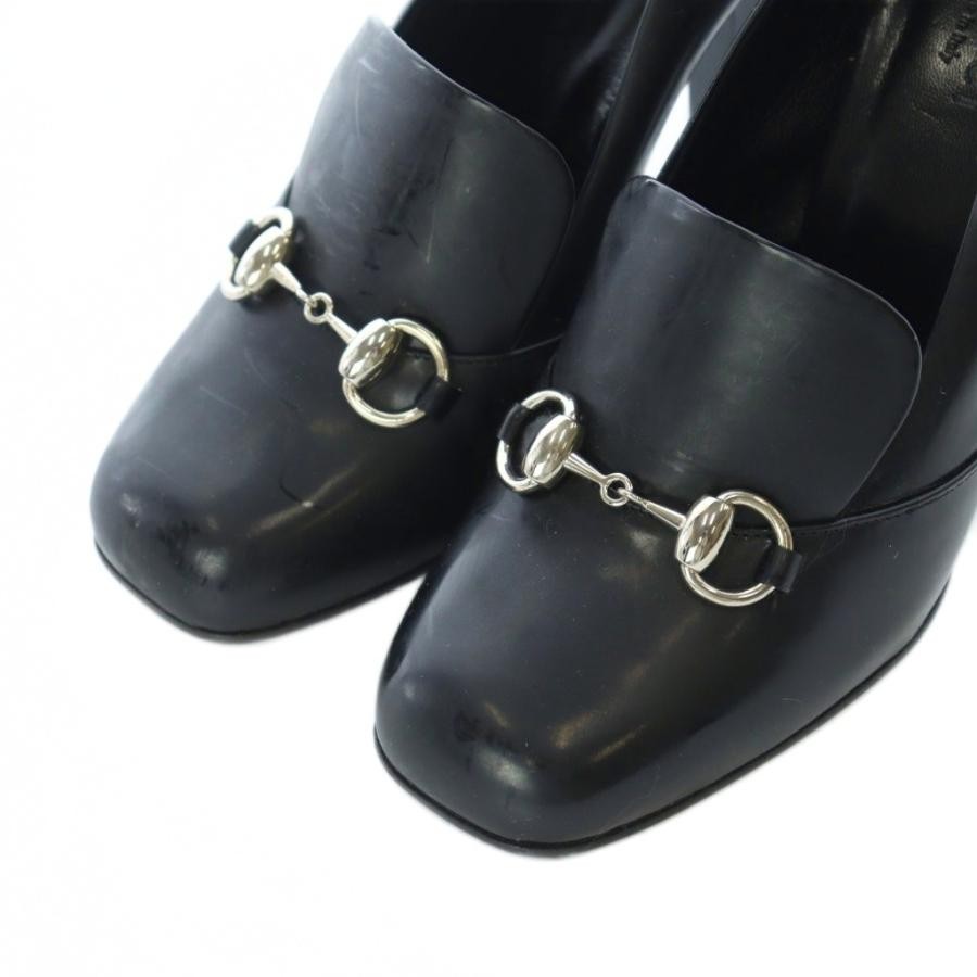 GUCCI Pumps Heel Horsebit Leather Black EU35.5/US5.5 113336c thumbnail 21