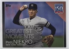 2019 Update 150 Years of Professional Baseball Black 175/299 Phil Niekro HOF v1x