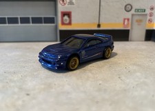 2022 Hot Wheels 01 Acura Integra Gsr Blue 98 W Gold Spokes Real Riders Tires
