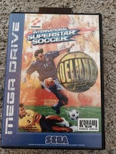 Thumbnail of ebay&reg; auction 128053441890 | Sega Mega Drive International Superstar Soccer DELUXE. Verpackt mit Handbuch