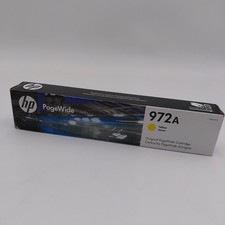 HP PageWide 972A Yellow Ink Cartridge Toner L0R89AN NOV 2023 Sealed