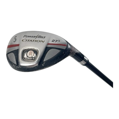 #ad PowerBilt Citation 5 Hybrid 27° 5H Iron UG65 Graphite Shaft Stiff Flex 38.5quot; RH $29.59