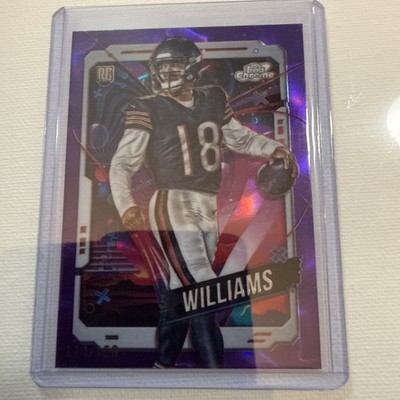 Caleb Williams Purple Nebula Refractor RC /150 - 2024 Topps Cosmic Chrome #118
