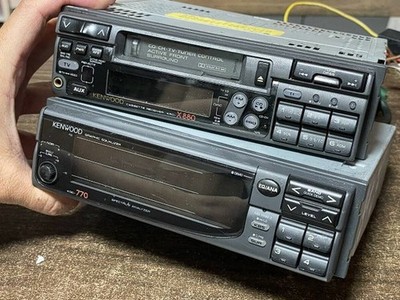 Kenwood KRC-X880 KGC-770 1DIN Cassette Equalizer Deck Player Set