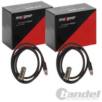 2X Maxgear ABS-SENSOREN Hinten Vorne Passend FÜR Links+Rechts | 20-0227